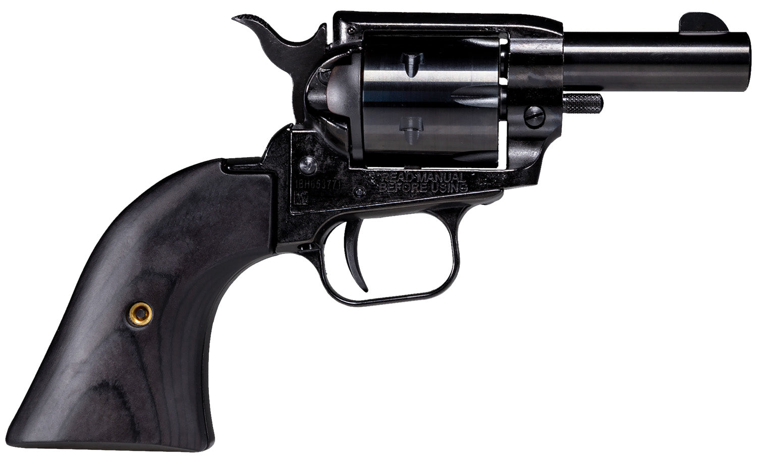 Heritage Barkeep BK22B3-BBK .22 LR 6-Shot Revolver, 3.60" Black Oxide Barrel, Exposed Hammer