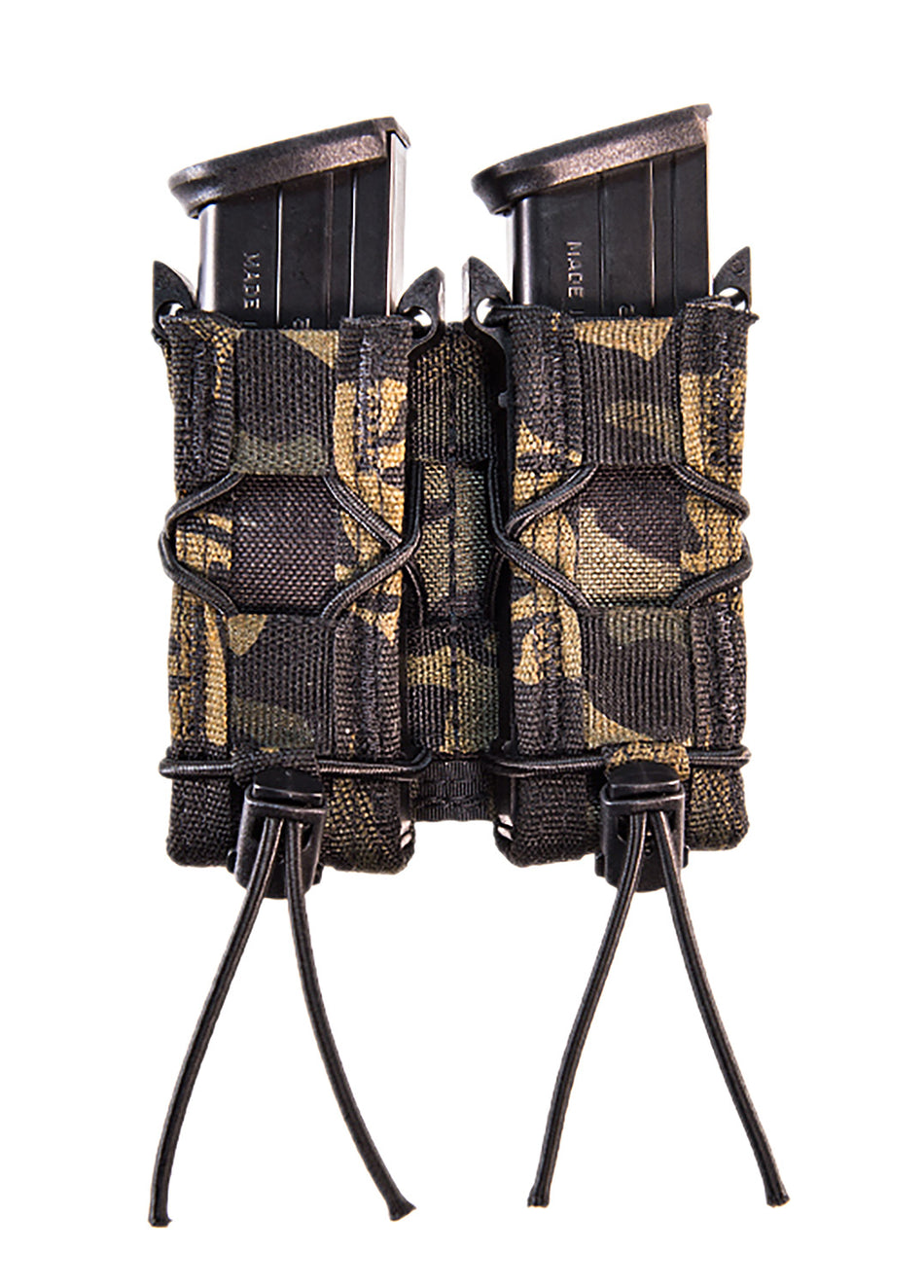 High Speed Gear 11PT02MB Double Pistol TACO Magazine Pouch MultiCam Black MOLLE Compatible