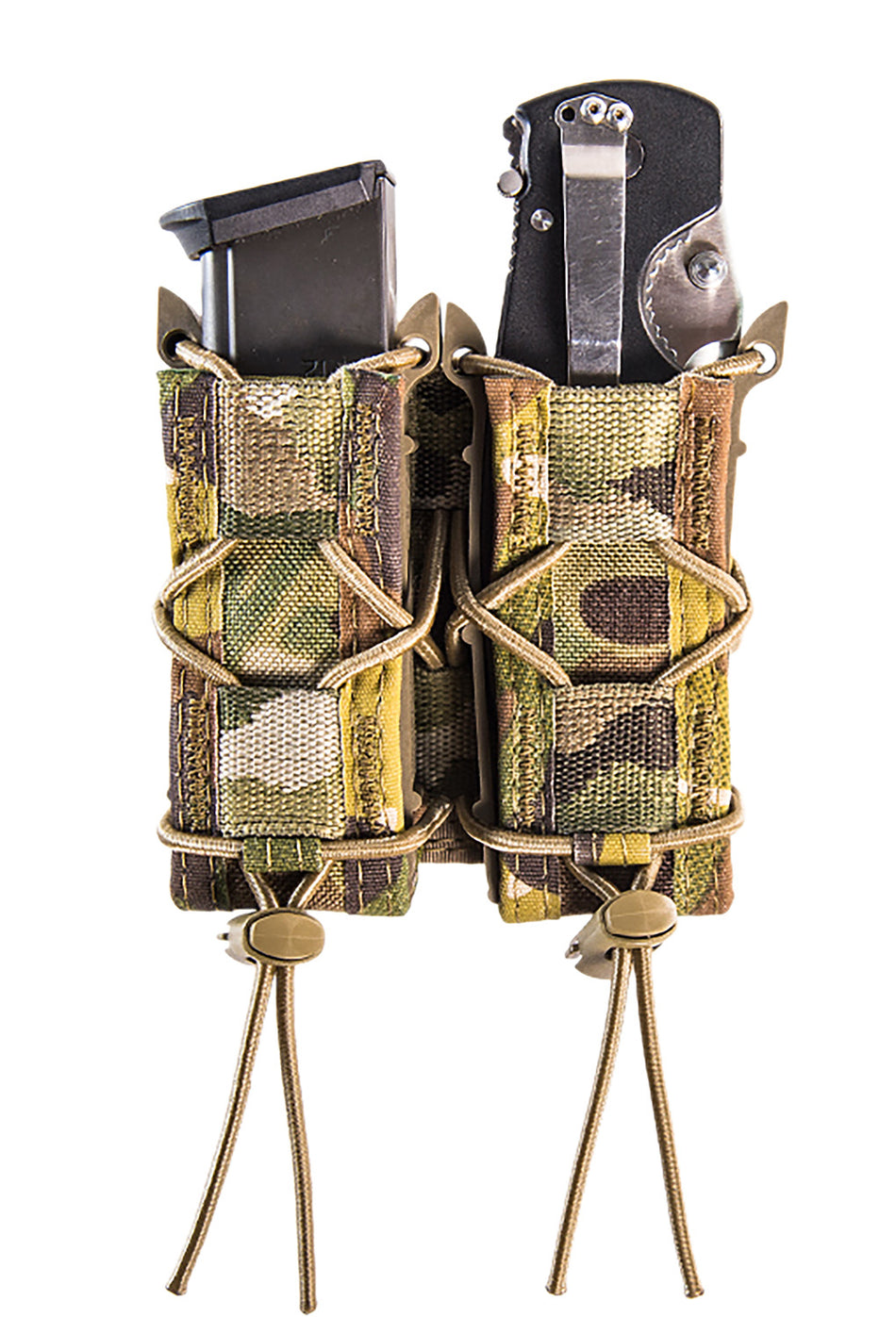 High Speed Gear 11PT02MC Double Pistol TACO Magazine Pouch MultiCam MOLLE Compatible