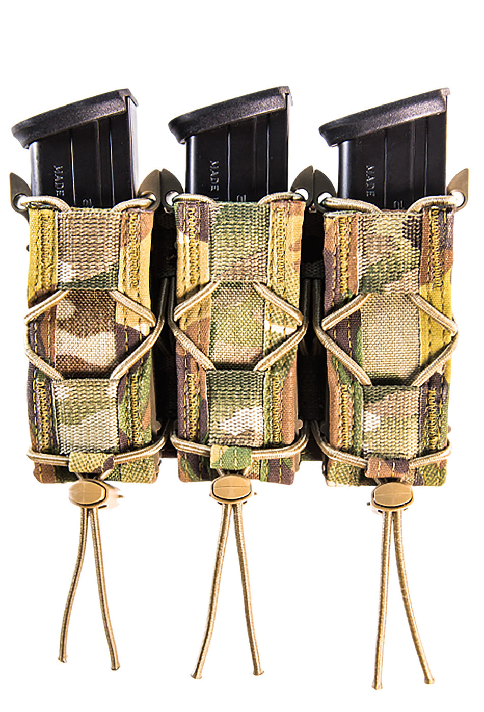 High Speed Gear 11PT03MC Triple TACO Pistol Magazine Pouch MultiCam Nylon MOLLE