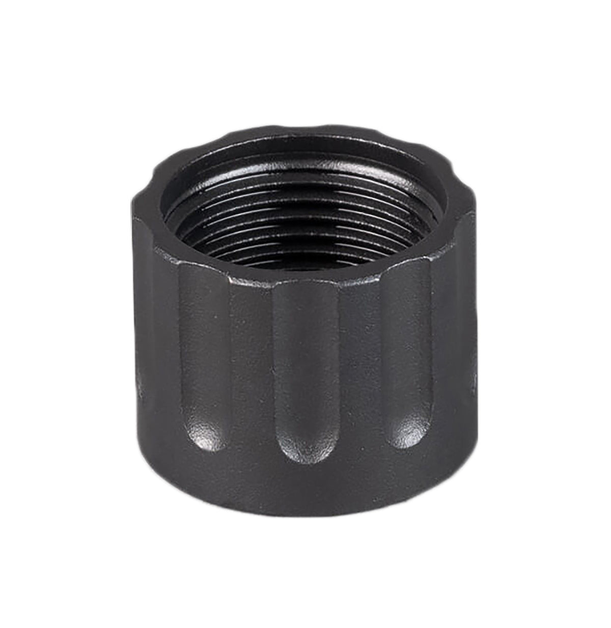 SilencerCo AC6 1/2"-28 tpi Black Oxide Stainless Steel Delta Thread Protector