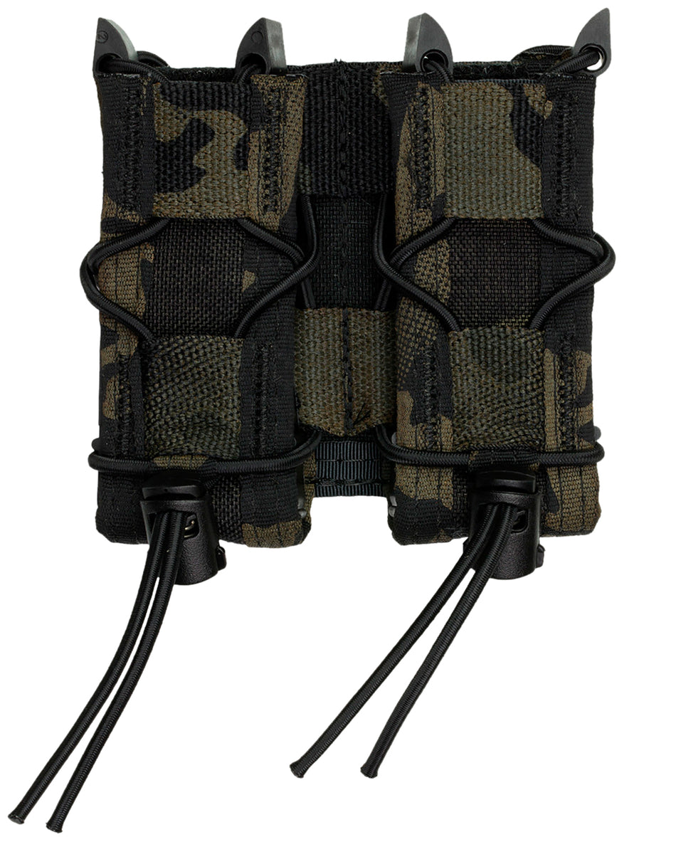 High Speed Gear 13PT12MB Double TACO Pistol Magazine Pouch MultiCam Black ABM Belt