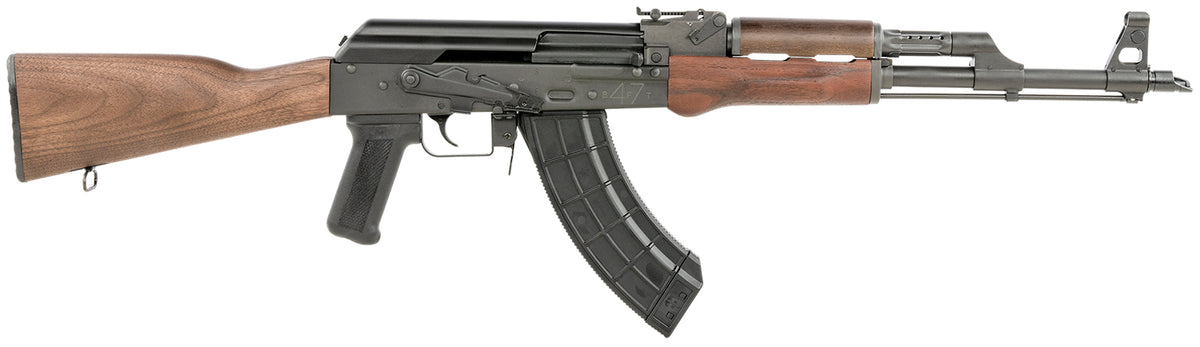 Century Arms BFT47 RI4416N 7.62x39mm 30+1, 16.50" Chrome Moly Barrel w/Slant Compensator, Walnut Stock