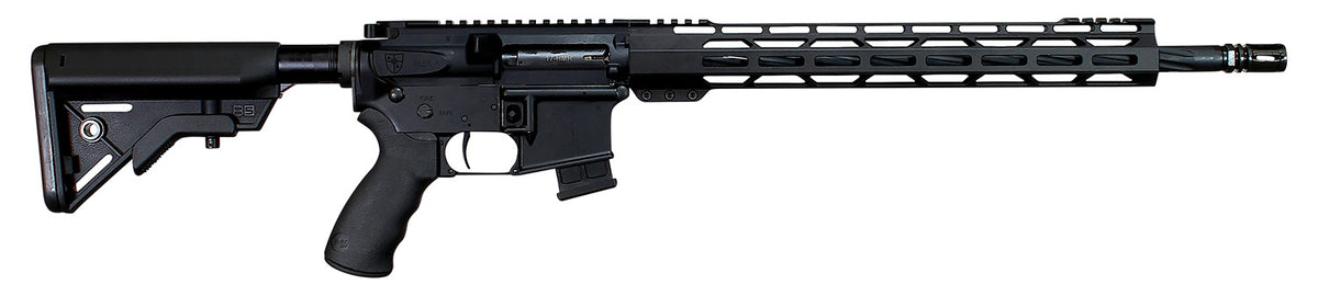 Alexander Arms RTA17BL Tactical 17 HMR Rifle, 10+1 Capacity, 18" Fluted/Threaded Barrel, Black Anodized Receiver, B5 Bravo Stock