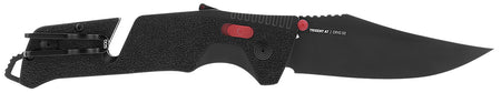 SOG Trident AT SOG11120141 3.70" Folding Knife Cryo D2 Steel Blade Black TiNi with Line Cutter