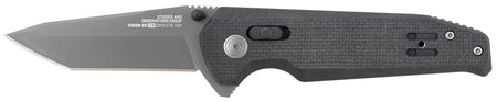 SOG Vision XR LTE 3.36" Folding Tanto Knife Straight CTS XHP Steel Blade Black G10 Handle