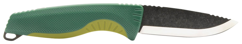 SOG Aegis FX Fixed Blade 3.70" Drop Point Stonewashed 4116 Krupp Stainless, Forest Green GRN Handle with Sheath