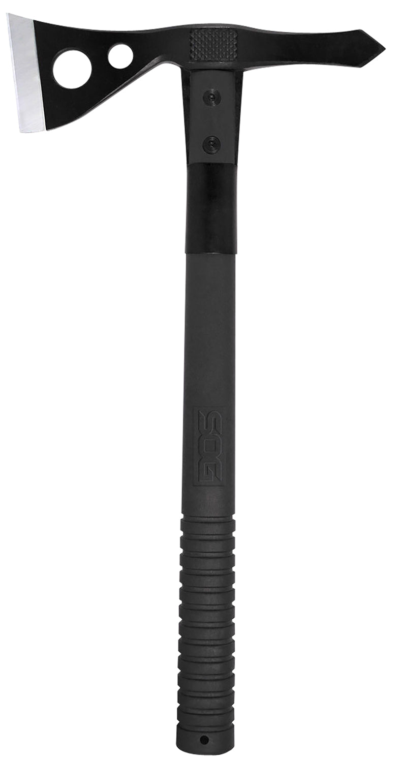 SOG Tactical Tomahawk 2.75" 420HC Stainless Head Black Powder Coated Side Hammer Checkering Fiberglass Reinforced Nylon Handle 15.75" Long