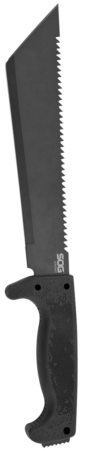 SOG SOG-MC04-N SOGfari Machete 10" Hardcased Stainless Steel Blade Black Kraton Handle Includes Sheath