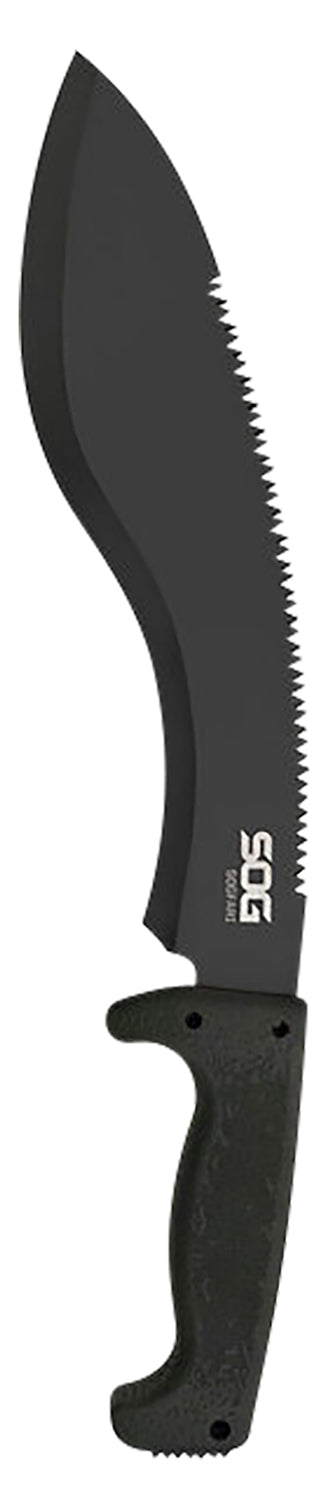 SOG SOGMC11N SOGfari Machete 12" Hardcased Stainless Steel Blade Black Kraton Handle Includes Sheath