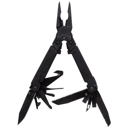 SOG SOGPA3002CP PowerAccess MT Multi-Tool Black Finish SS 6.82" Assisted Open Compound Leverage 18 Functions