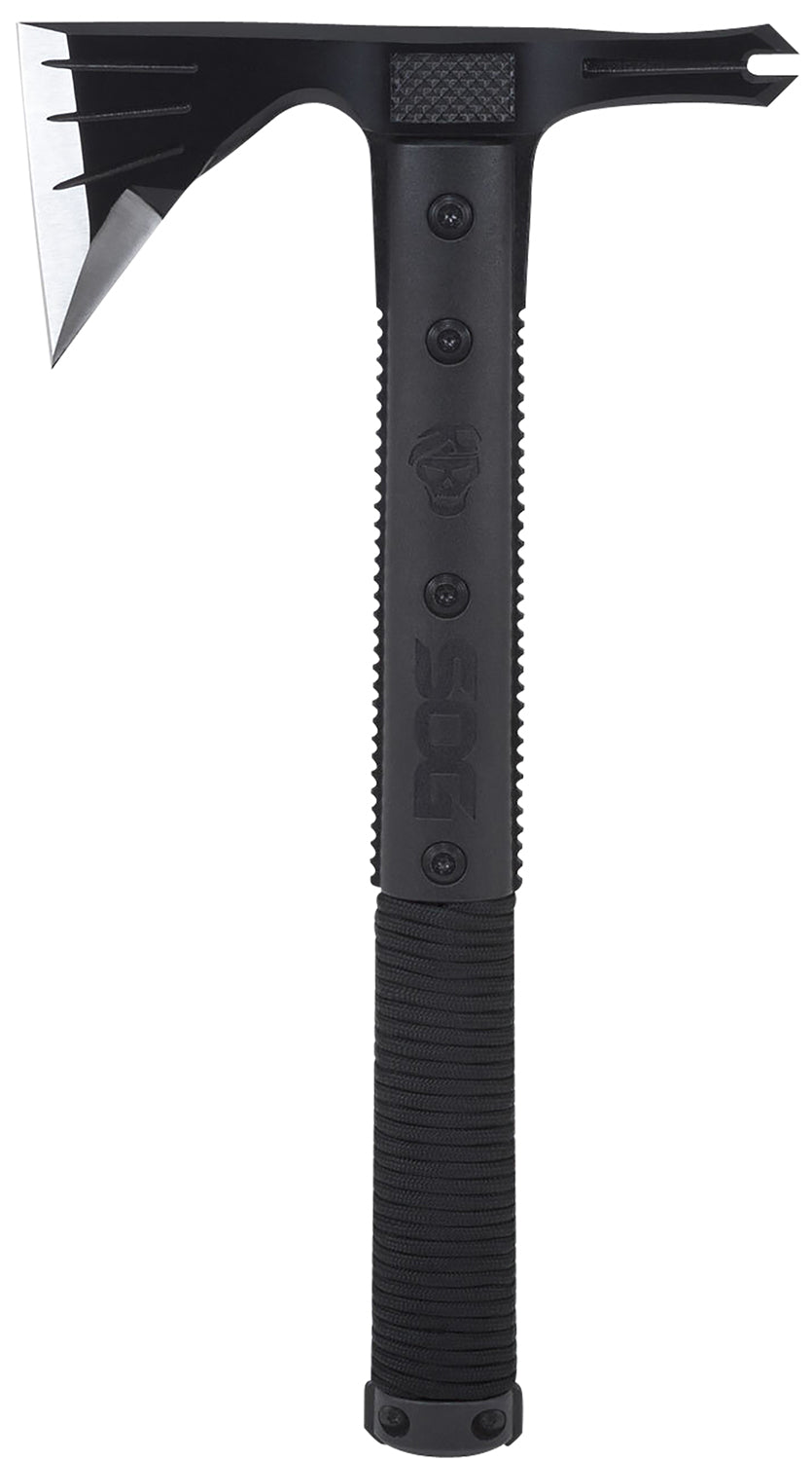 SOG Survival Hawk Tomahawk 12.10" with 3" 2Cr13MoV Blade, Ferrocerium Firestarter Rod, and Paracord Wrapped GRN Handle