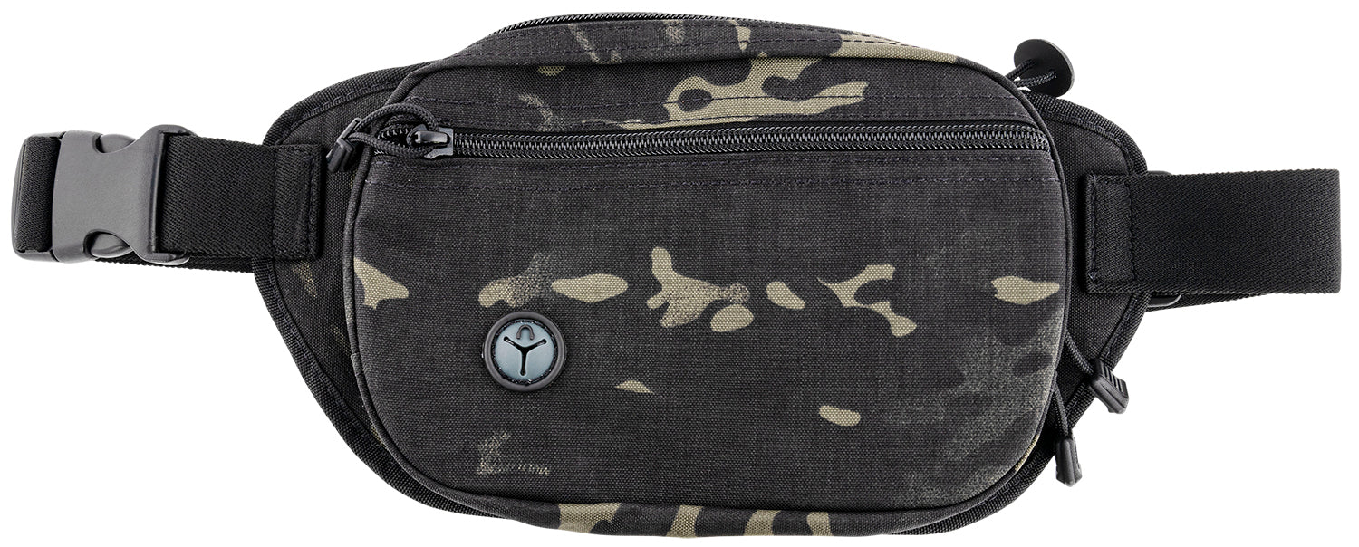 Galco FTPRMBC Fastrax PAC Compact Waistpack Holster MultiCam Black Neoprene Compatible with S&W M&P Compact Springfield Hellcat Pro Taurus G2C Ambidextrous