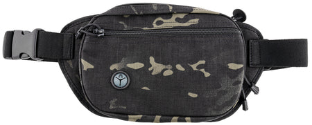 Galco FTPRMBC Fastrax PAC Compact Waistpack Holster MultiCam Black Neoprene Compatible with S&W M&P Compact Springfield Hellcat Pro Taurus G2C Ambidextrous