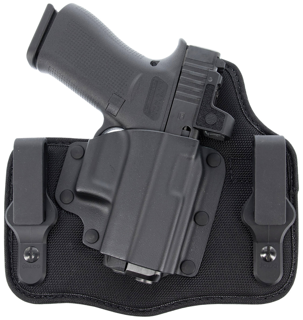 Galco KTC800RB KingTuk Cloud Inside Waistband Holster Black Kydex/Nylon UniClip Glock 43/43X Hellcat Pro RH