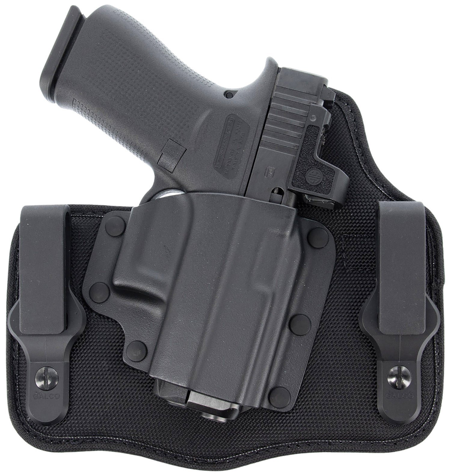 Galco KTC800RB KingTuk Cloud Inside Waistband Holster Black Kydex/Nylon UniClip Glock 43/43X Hellcat Pro RH