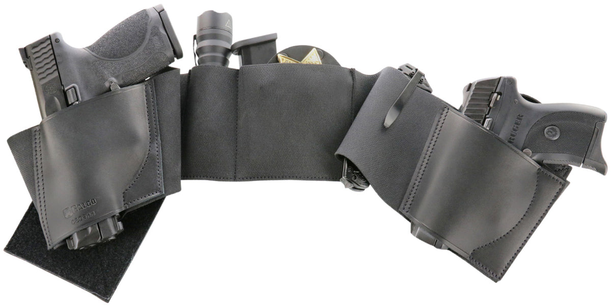 Galco UWERBKMED UnderWraps Elite Black Medium Belly Band Holster