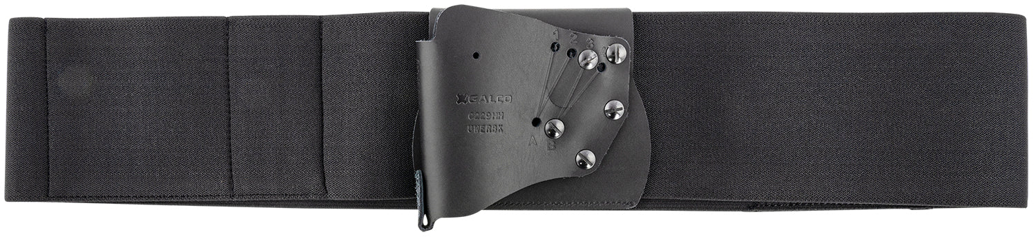 Galco UWERBKXL UnderWraps Elite Black XL Belly Band Holster
