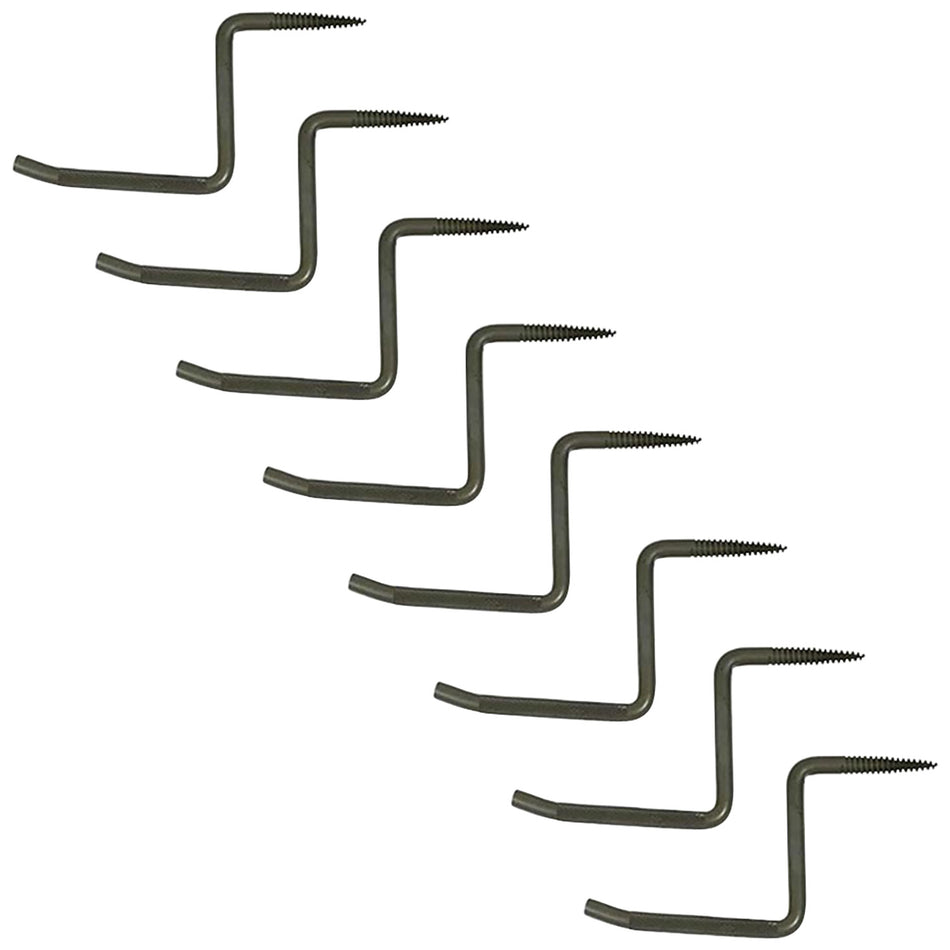 Ameristep AMSAMEAC0100 4" Self-Tapping Tree Steps Black 8 Pack