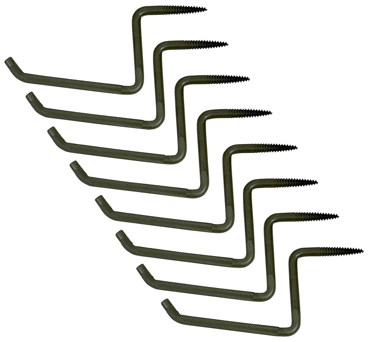 Ameristep AMSAMEAC0101 6" Grizzly Self-Tapping Tree Steps Black 8 Pack
