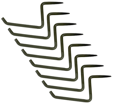 Ameristep AMSAMEAC0101 6" Grizzly Self-Tapping Tree Steps Black 8 Pack