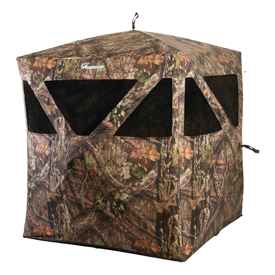 Ameristep AMSAMEBL3031 Care Taker Run & Gun Two-Person Hub Blind Mossy Oak Break-Up Country