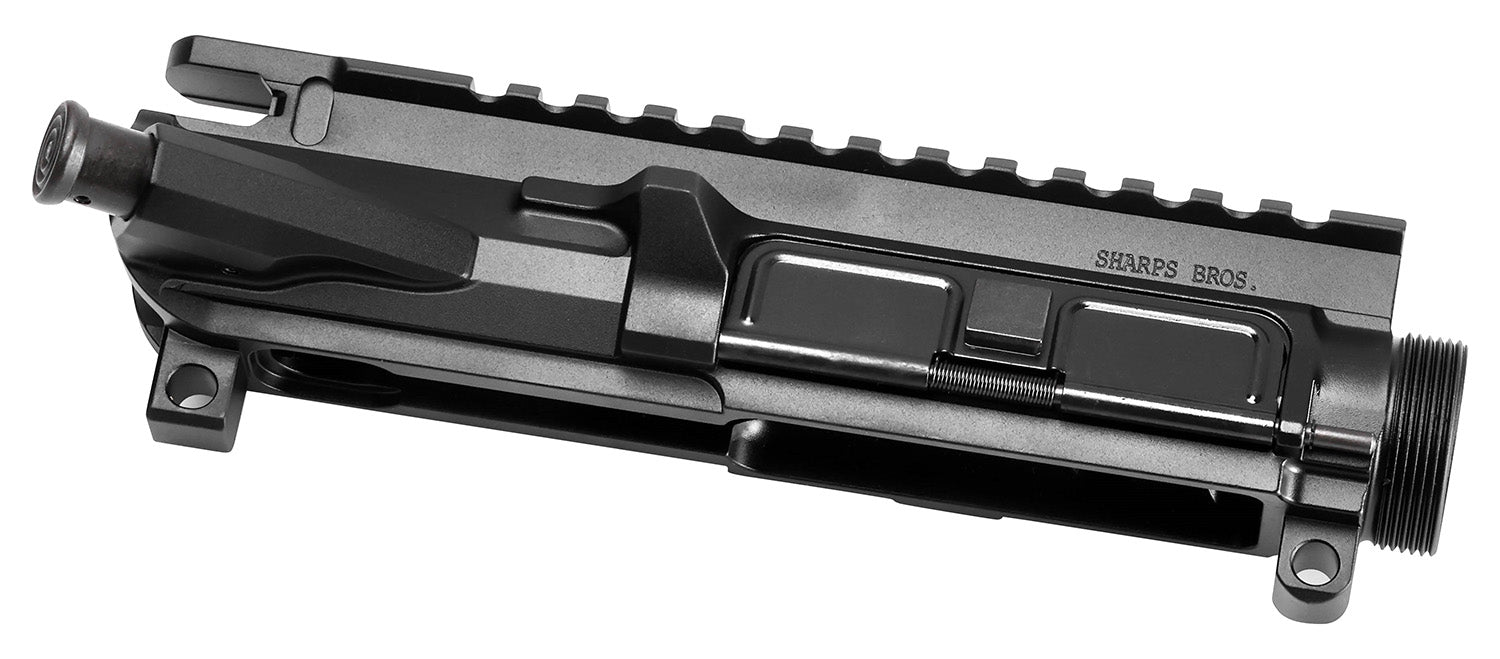 Sharps Bros SBUR04 Stripped Billet Upper Receiver for AR-15 7075-T6 Aluminum, Mil-Spec Finish, Forward Assist Installed