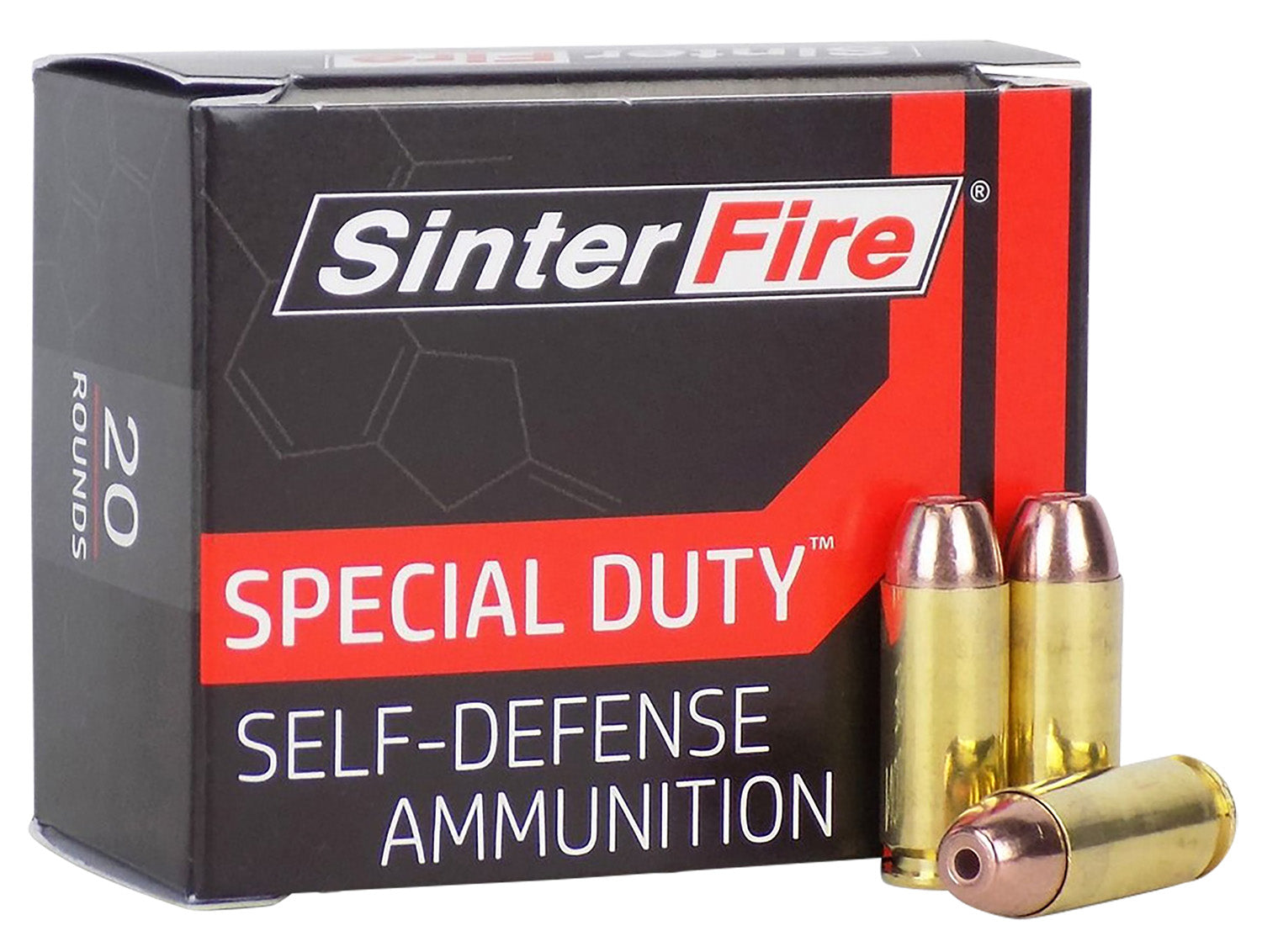 SinterFire 10mm Auto SF10125SD Special Duty (SD) Lead Free Frangible Hollow Point 125 Grain