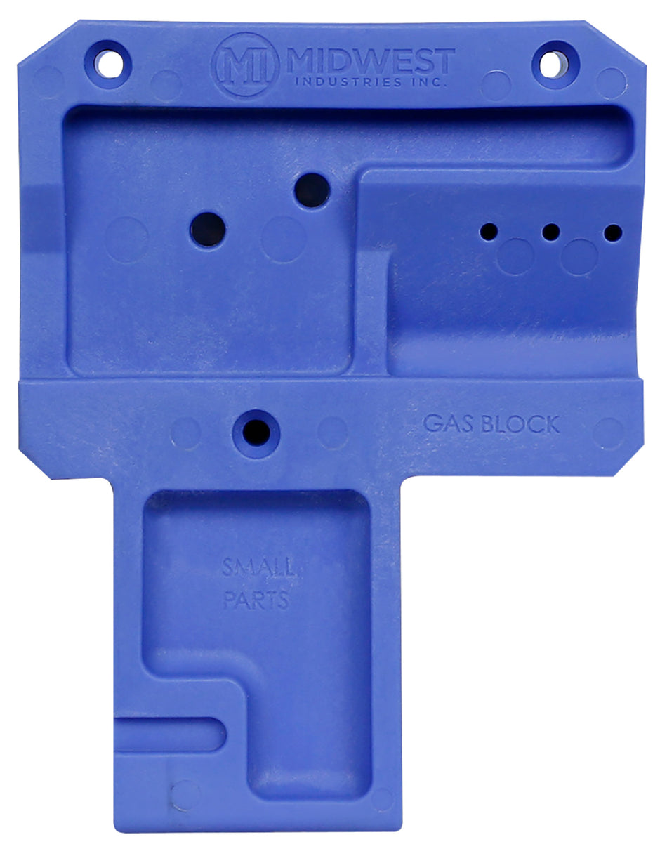 Midwest Industries MILRB Mil-Spec AR-15 Lower Receiver Block Blue High-Strength Polymer
