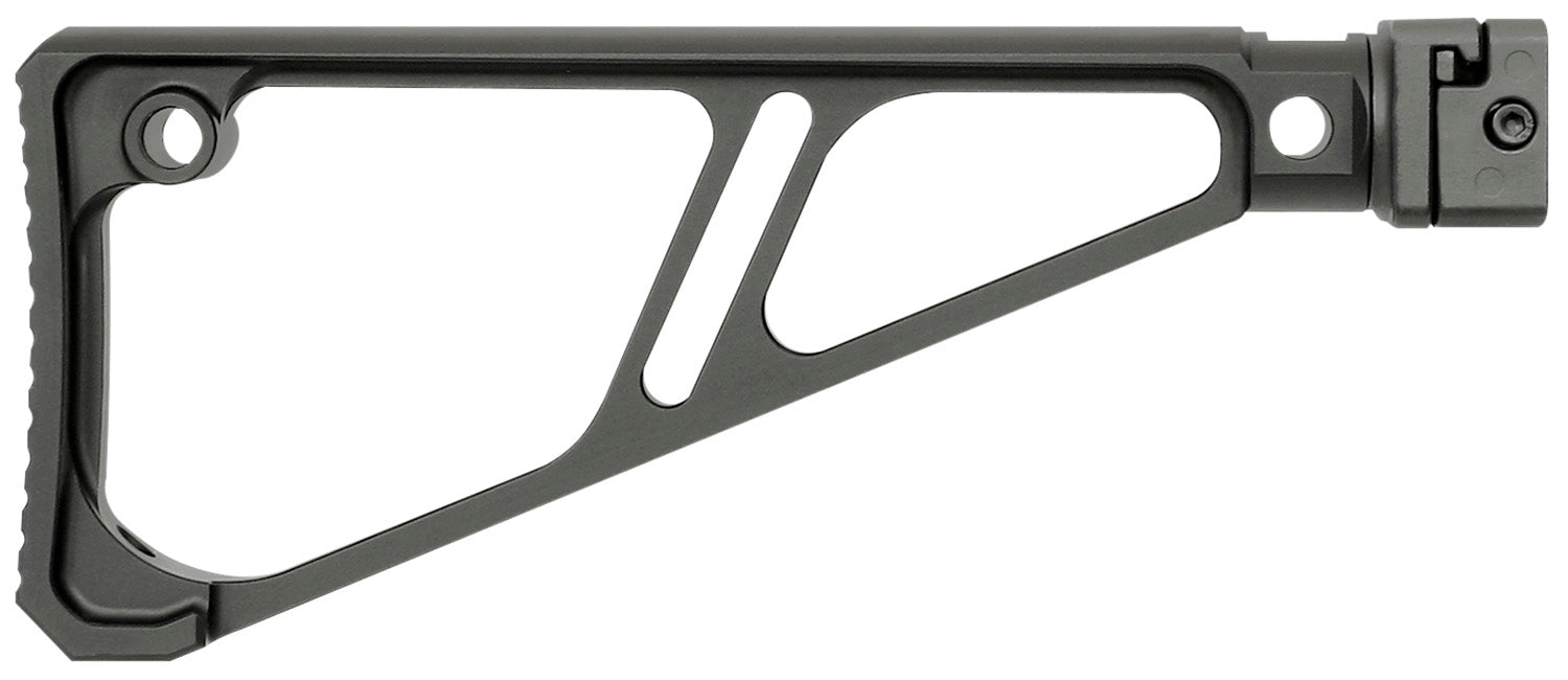 Midwest Industries MISTAPSFFES Picatinny Rail Fixed Extruded Side Folding Stock Black Hardcoat Anodized Aluminum