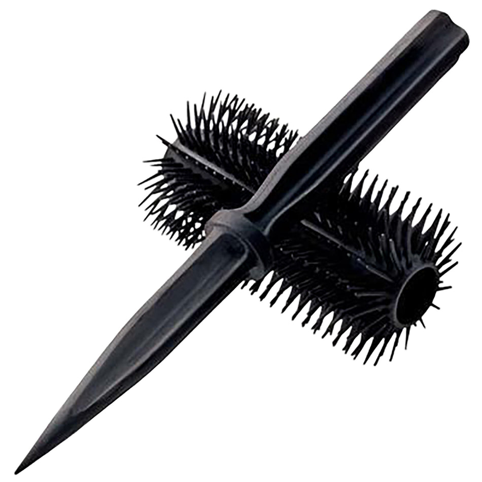 Cold Steel Honey Comb Concealed Stiletto Hairbrush Black Zy-Ex CS92HC 8.25"