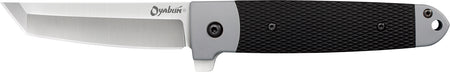 Cold Steel Oyabun Folding Knife 3.50" Plain 4034 SS Blade Black Griv-Ex GRN w/TPR Inlay Handle