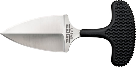 Cold Steel Urban Edge 2.50" Fixed Blade Stone Washed Japanese AUS-8A SS Black Kray-Ex Handle Neck Knife