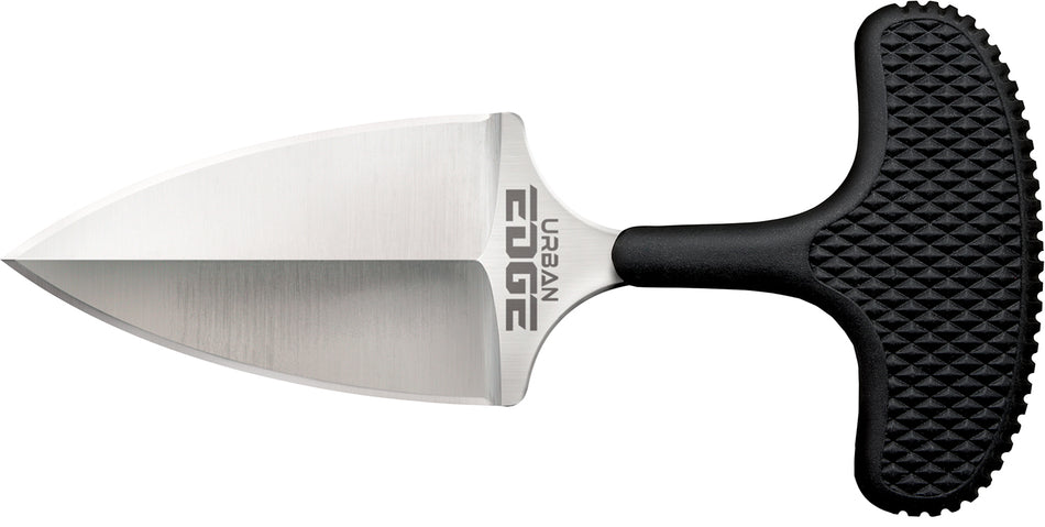 Cold Steel Urban Edge 2.50" Fixed Blade Stone Washed Japanese AUS-8A SS Black Kray-Ex Handle Neck Knife