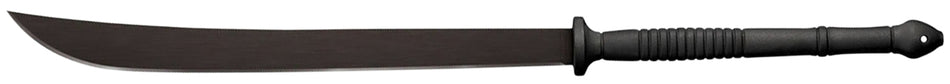Cold Steel Thai Machete 22" Black Matte 1055 Carbon Steel Blade Flat Oval Black Polypropylene Handle 36.5" w/Sheath