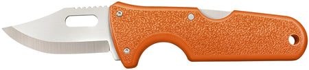 Cold Steel CS40ALZ Click-N-Cut Hunter 2.50" Interchangeable Blade Knife Satin 420J2 SS Blade Orange ABS Handle
