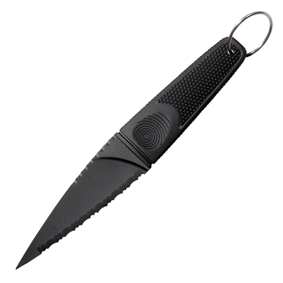 Cold Steel CS-92FSD FGX Skean DHU 3.75" Fixed Plain Black Griv-Ex Blade with Kray-Ex Handle