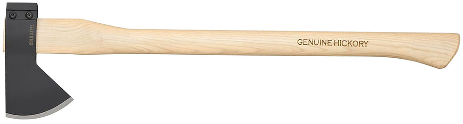 Cold Steel CS90QB Hudson Bay Camp 4.13" Plain 1055 Carbon Steel Blade 27" American Hickory Handle