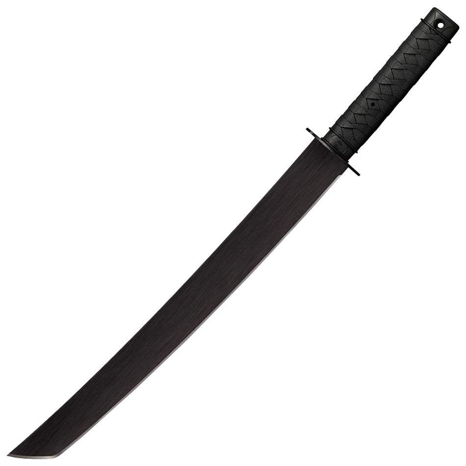 Cold Steel Tactical Wakizashi Machete 18" 1055 High Carbon Steel Black Matte Blade Polypropylene Handle 25" Overall