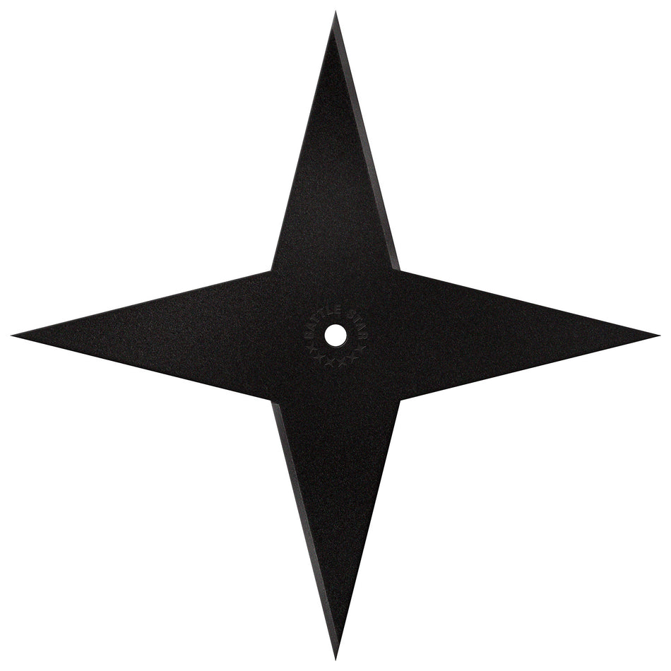 Cold Steel CS80SSXL Battle Star Black 1055 High Carbon Steel Large Throwing Star