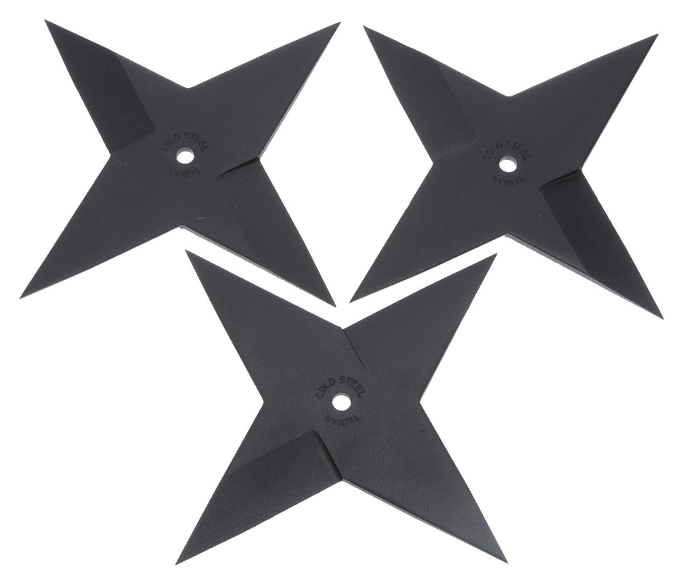 Cold Steel CS80SSB3Z Sure Strike Medium Black Epoxy Coated High Carbon Steel Throwing Star