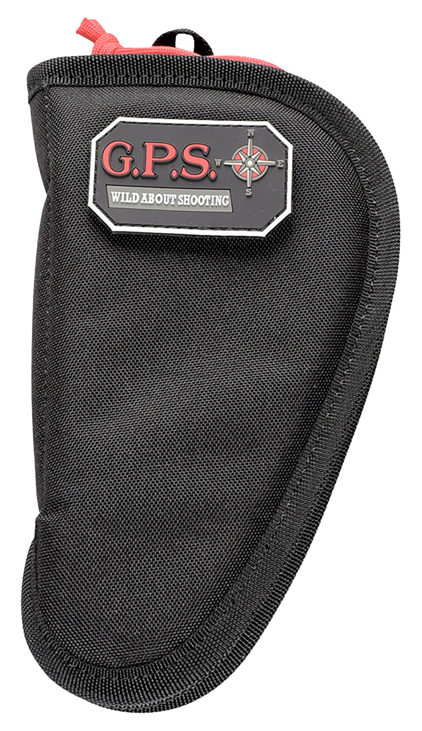 GPS Bags 1004CPCB Contoured Pistol Case Black Lockable Zipper Fits Compact Handguns Up to 4" Barrel