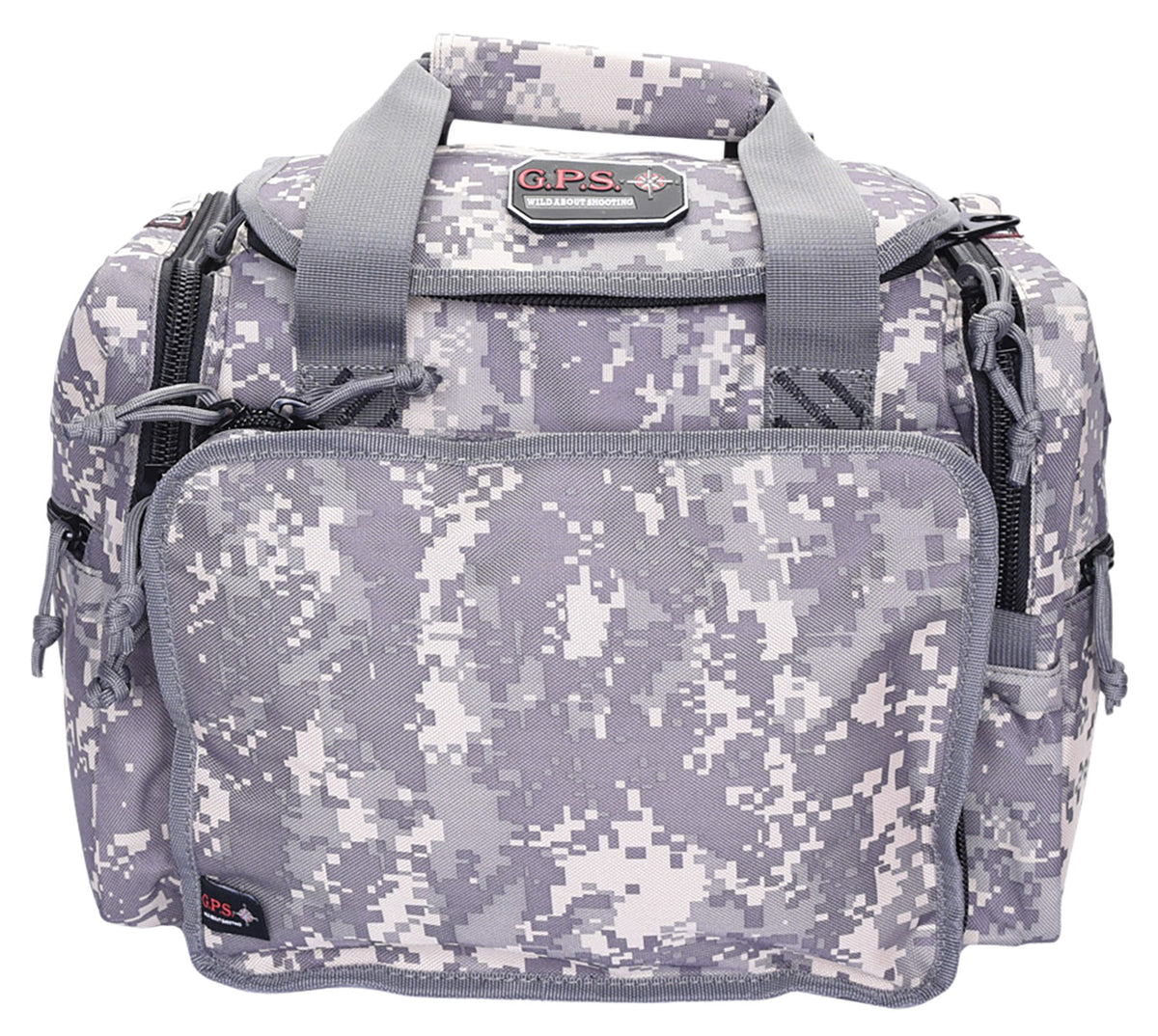 GPS Bags 1411MRBDC Fall Digital Camo Medium Shooting Range Bag Nylon with Padded Walls
