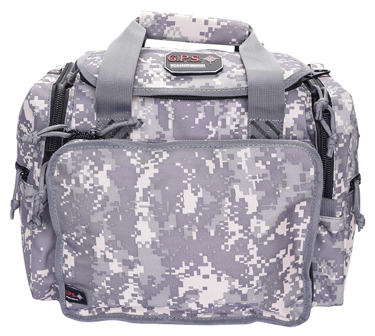 GPS Bags 1411MRBDC Fall Digital Camo Medium Shooting Range Bag Nylon with Padded Walls