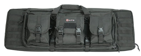 GPS Bags DRC36 36" Black Double Rifle Case 600D Polyester MOLLE Compatible with Lockable Zippers