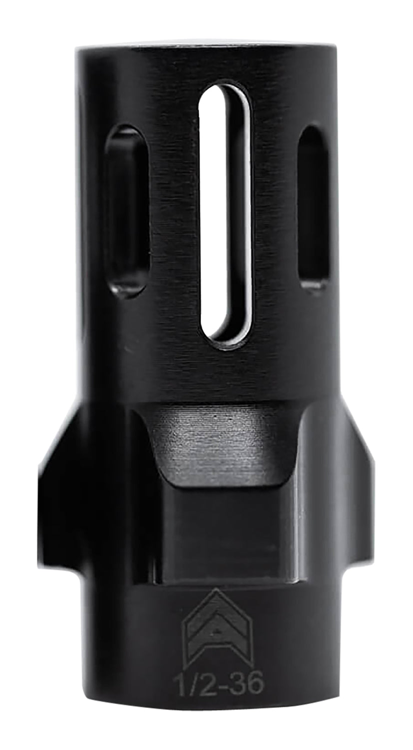 Angstadt Arms AA093LHB36 Flash Hider 9mm 3-Lug QD Interface 1/2-36 tpi Hardcoat Anodized 1.42" OAL