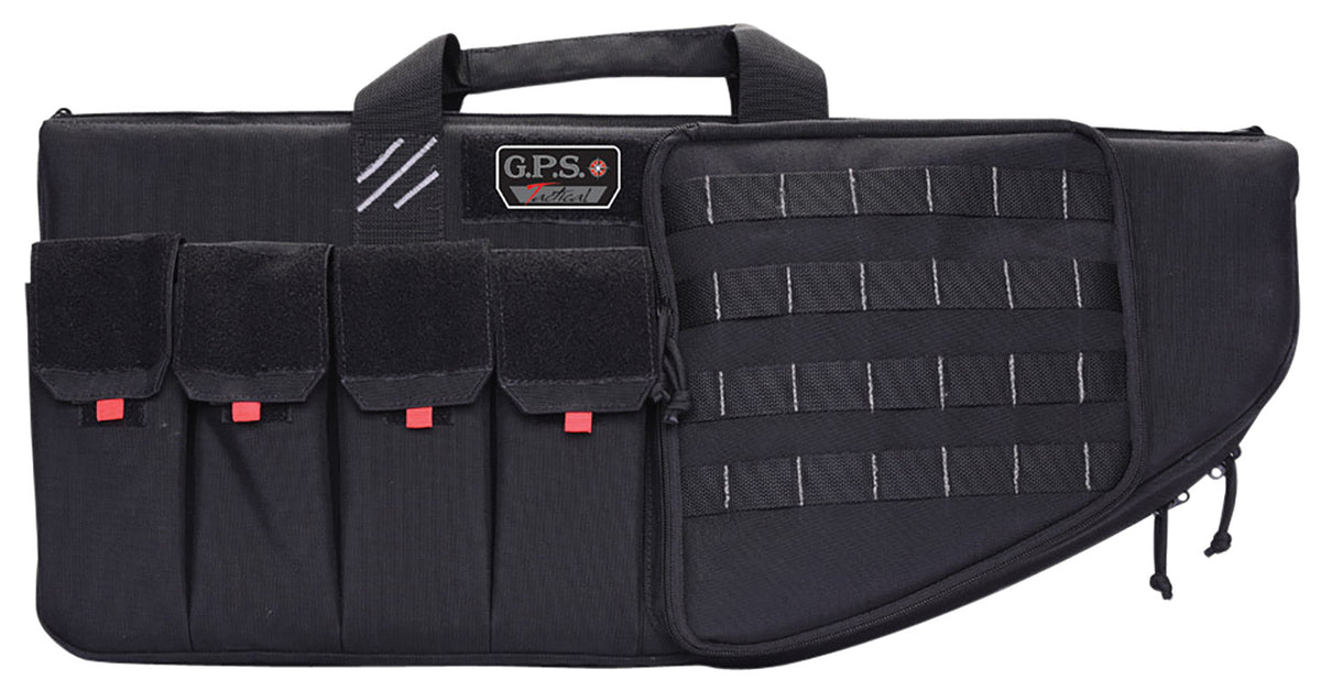 GPS Bags T30ARB 30" Black Tactical AR Rifle Case 1000D Nylon Teflon Coating External Handgun Pocket