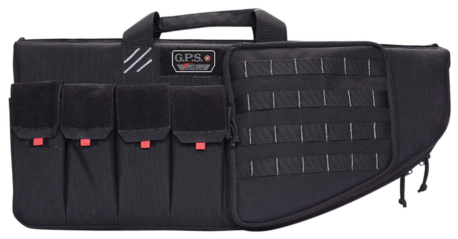 GPS Bags T30ARB 30" Black Tactical AR Rifle Case 1000D Nylon Teflon Coating External Handgun Pocket
