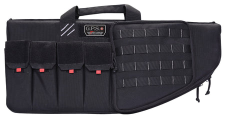 GPS Bags T30ARB 30" Black Tactical AR Rifle Case 1000D Nylon Teflon Coating External Handgun Pocket