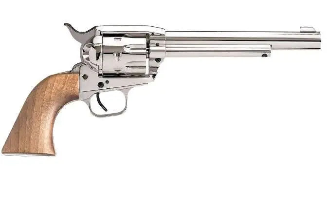 EAA Bounty Hunter .357 Magnum 6-Round Revolver, 7.5" Barrel, Nickel Finish